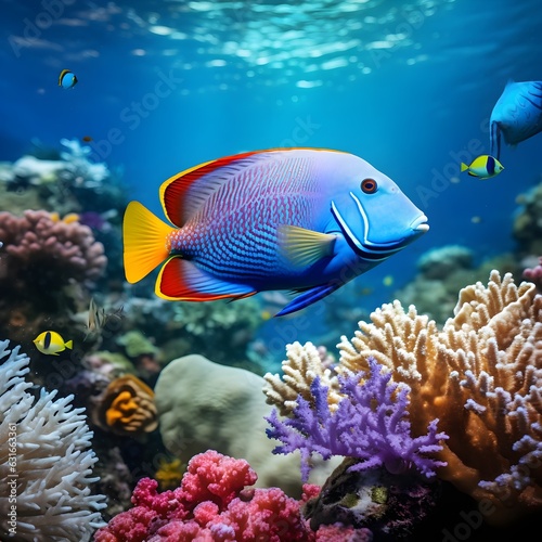 Tropical Splendor: Image of Colorful Fish in an Underwater Paradise © BCFC