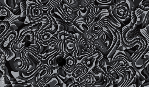 Twisted white-black gradient liquid blur abstract backgrounds
