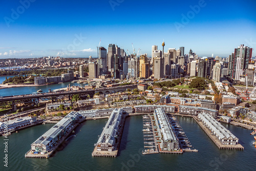 Aerial view of Sydney  Australia.
