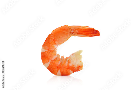 Shrimp isolated on white background