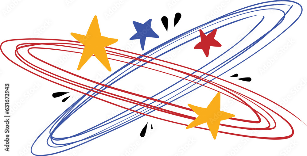 Digital png illustration of circles and stars on transparent background Digital png illustration of circles and stars on transparent background