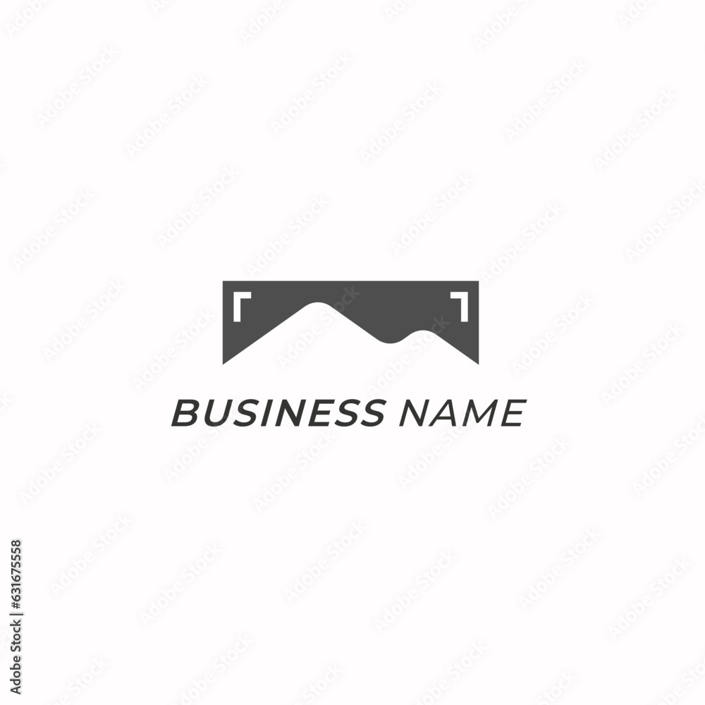 design logo combine photograph and mountain design logo combine photograph and mountain