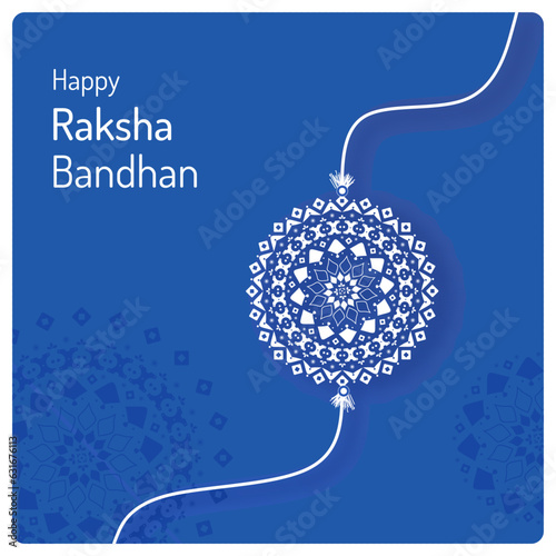 Elegant Mandala Rakhi Rakshabandhan Social Media Post