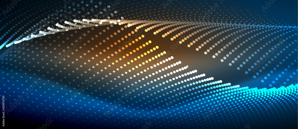 A sleek and stylish design featuring a blue smooth neon wave glowing against a dark background, perfect for adding a modern and edgy touch to any project A sleek and stylish design featuring a blue smooth neon wave glowing against a dark background, perfect for adding a modern and edgy touch to any project