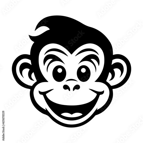 monkey illustration vector logo