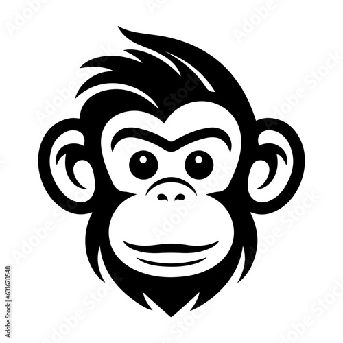 monkey illustration vector logo