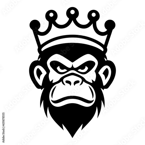 monkey illustration vector logo