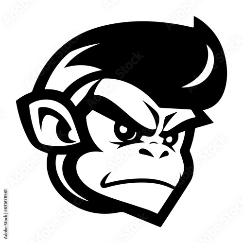 monkey illustration vector logo