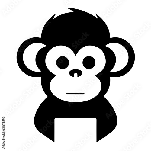 monkey illustration vector logo