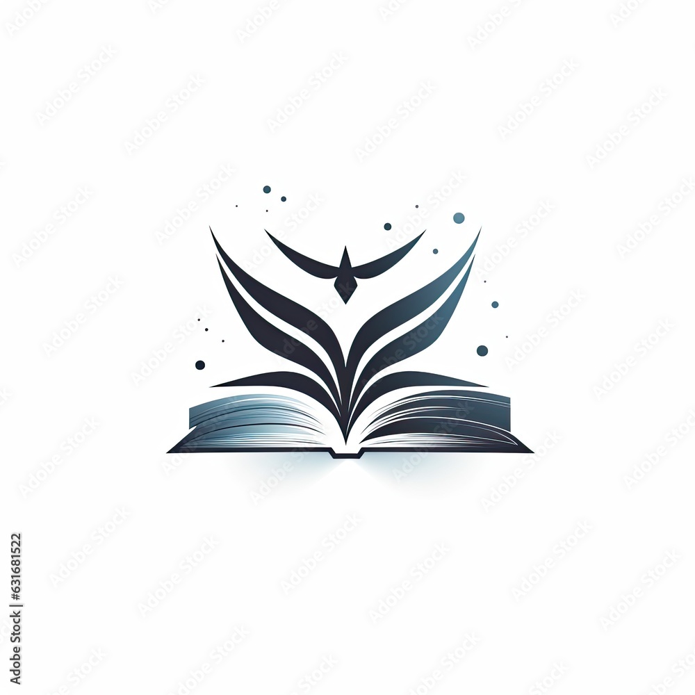 symbol for a book reader - illustration created using generative AI tools symbol for a book reader - illustration created using generative AI tools