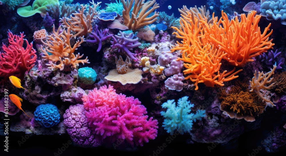 Corals in the water