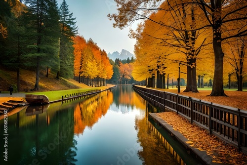 lake in autumn