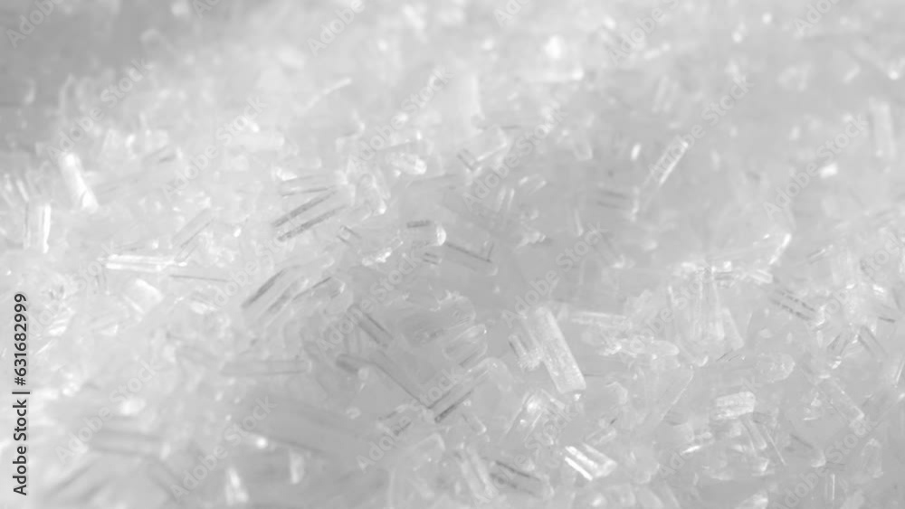 Monosodium glutamate (MSG) is a flavor enhancer commonly used in food. This macro video with a probe lens reveals its fine crystalline structure, highlighting its ability to enhance taste
Monosodium glutamate (MSG) is a flavor enhancer commonly used in food. This macro video with a probe lens reveals its fine crystalline structure, highlighting its ability to enhance taste