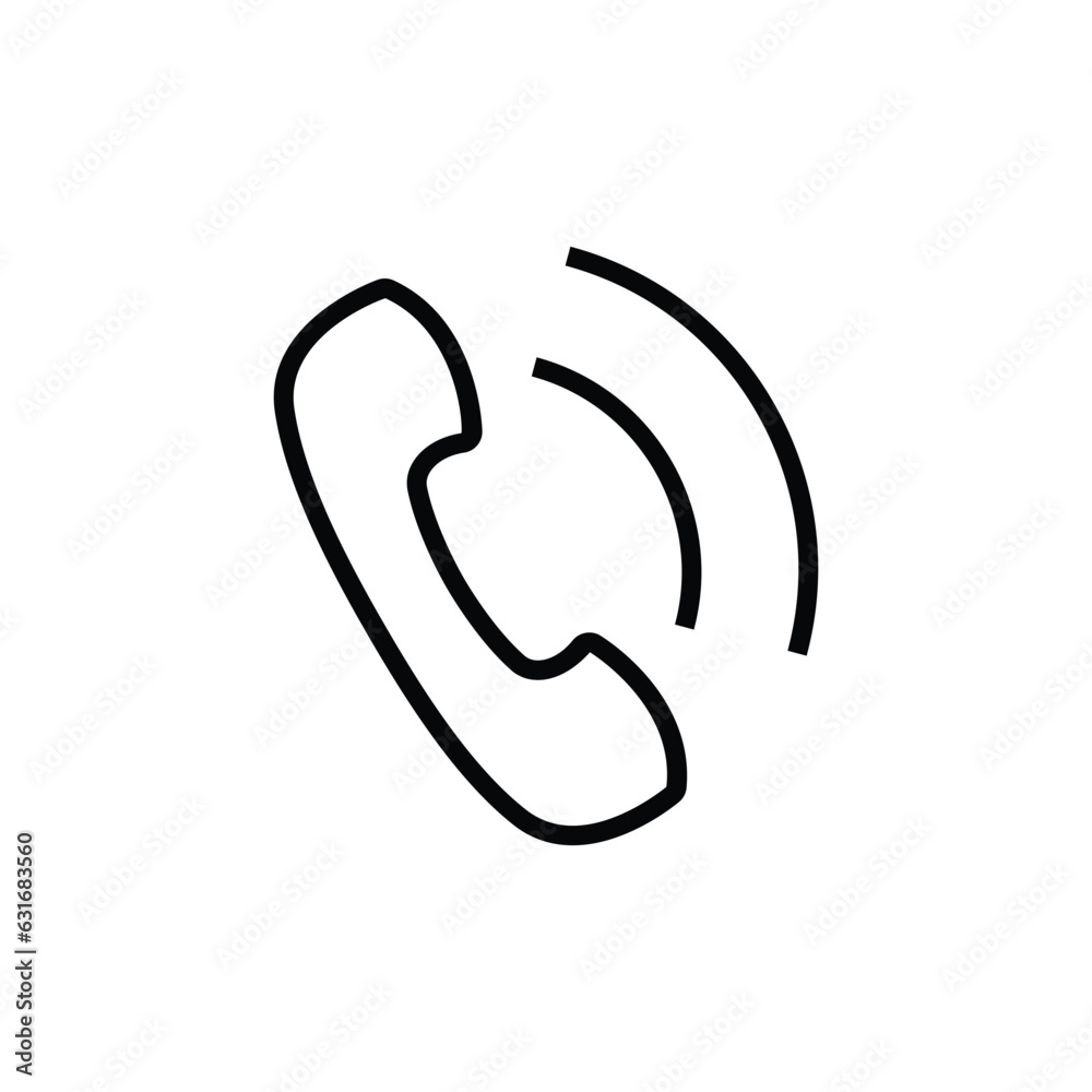 Contact telephone call vector icon Contact telephone call vector icon