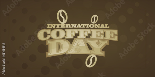 Coffee Day Text Effect With Creative Background