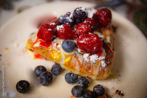 Stuffed French Toast with Berries