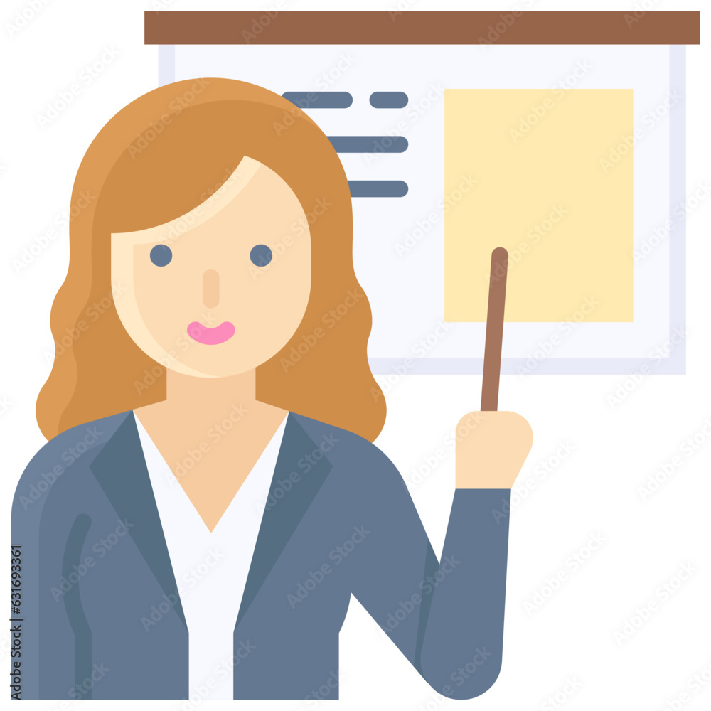 Teaching icon, An avatar that is related to education Teaching icon, An avatar that is related to education