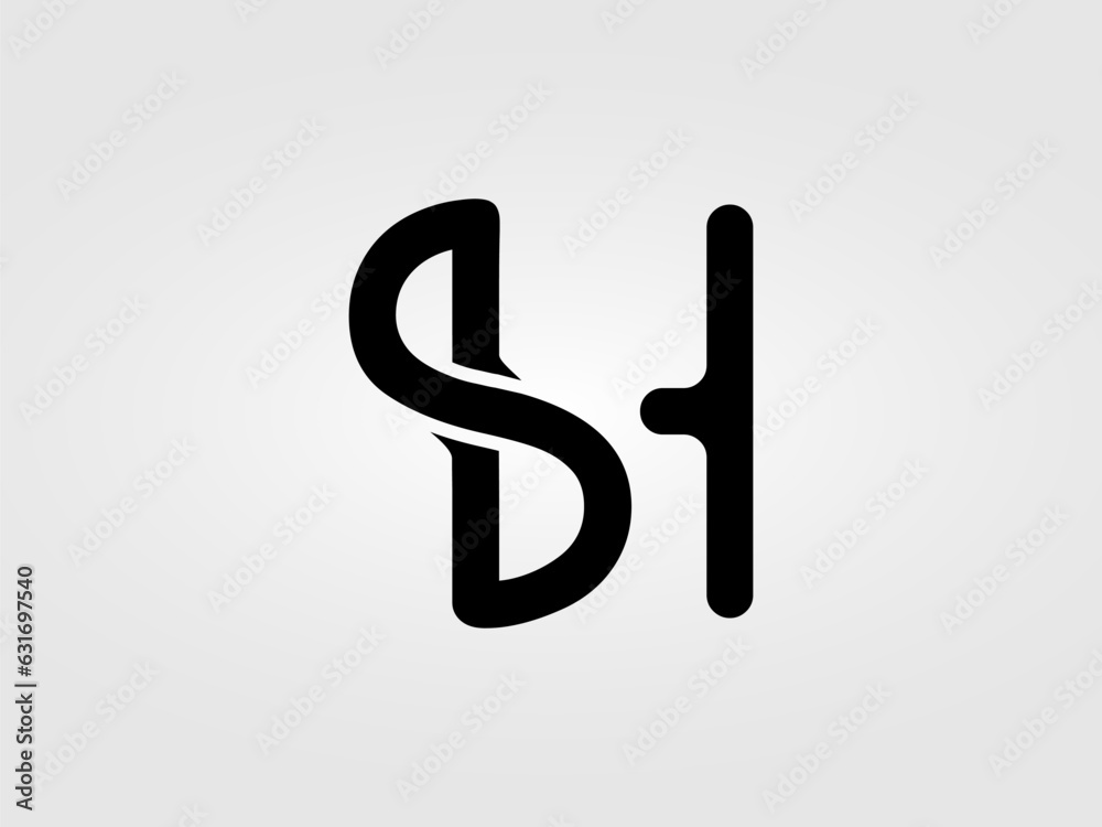 Initial SH letter Logo Design vector Template. Monogram, lettermark SH logo Design Initial SH letter Logo Design vector Template. Monogram, lettermark SH logo Design