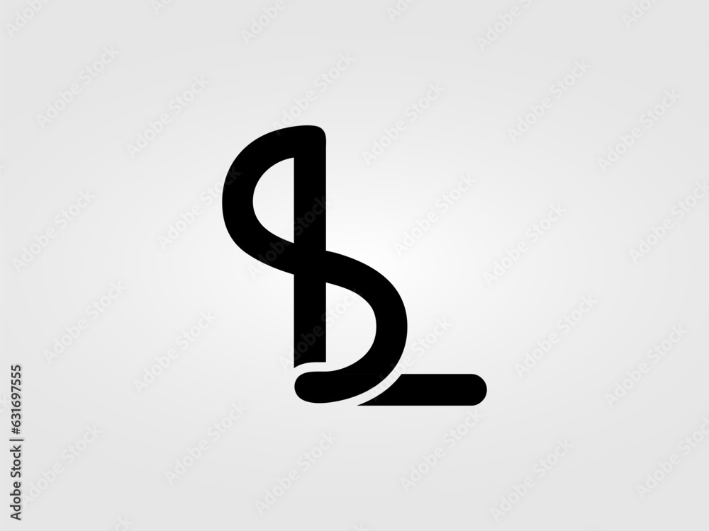 Obraz premium Initial SL letter Logo Design vector Template. Monogram, lettermark SL logo Design