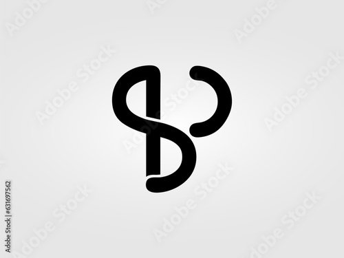 Initial SP letter Logo Design vector Template. Monogram, lettermark SP logo Design
