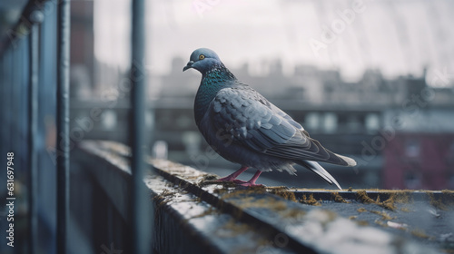 pigeon on the wall © ArtProduction