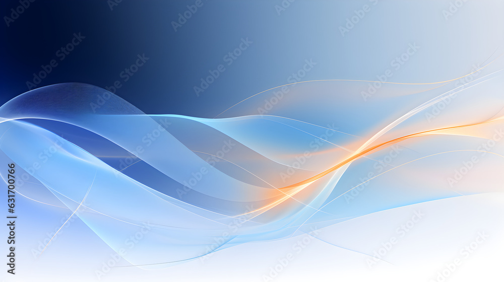 Naklejka premium Abstract curved background, streamlined, banner