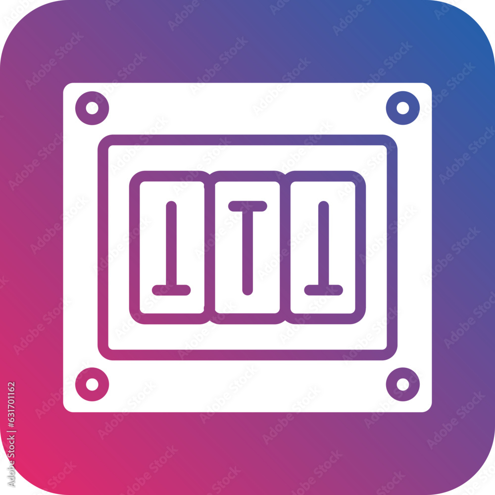 Vector Design Fuse Box Icon Style Vector Design Fuse Box Icon Style