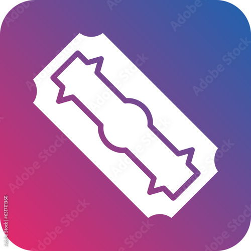 Vector Design Razor Blade Icon Style
