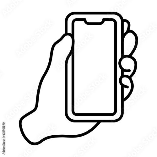 hands holding smartphone