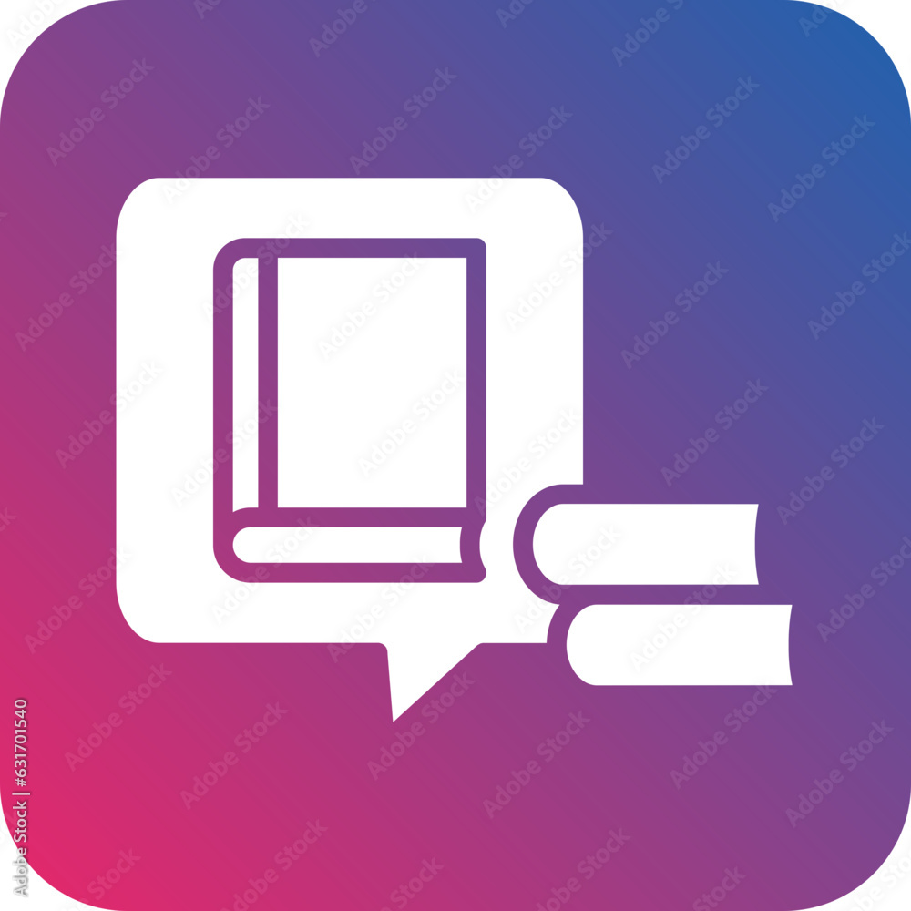 Vector Design Library Chat Icon Style Vector Design Library Chat Icon Style