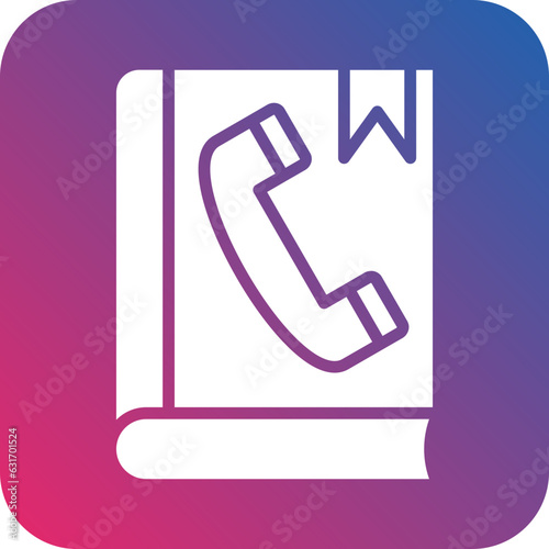 Vector Design Phonebook Icon Style