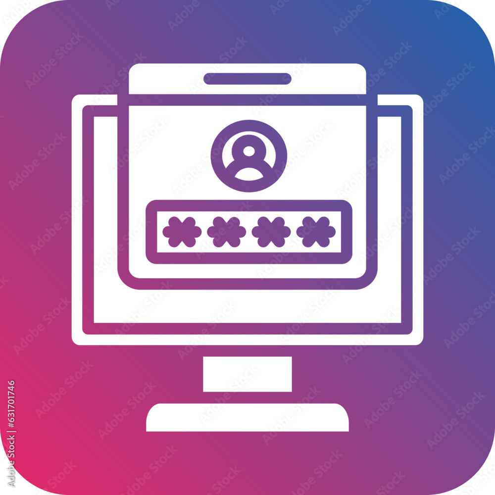 Vector Design User Login Icon Style Vector Design User Login Icon Style