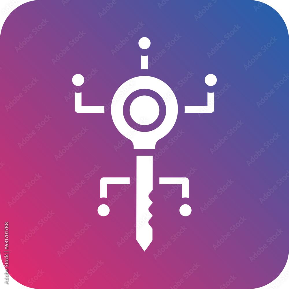 Vector Design Key Encryption Icon Style Vector Design Key Encryption Icon Style