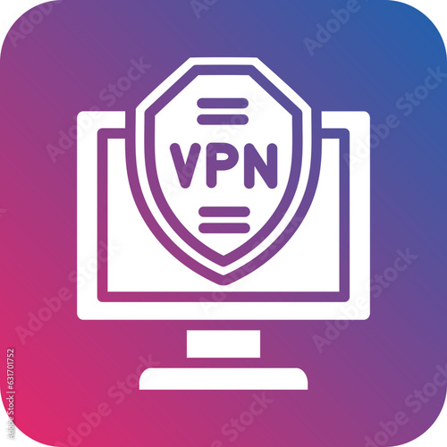 Vector Design VPN Icon Style