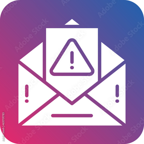 Vector Design Spam Email Icon Style