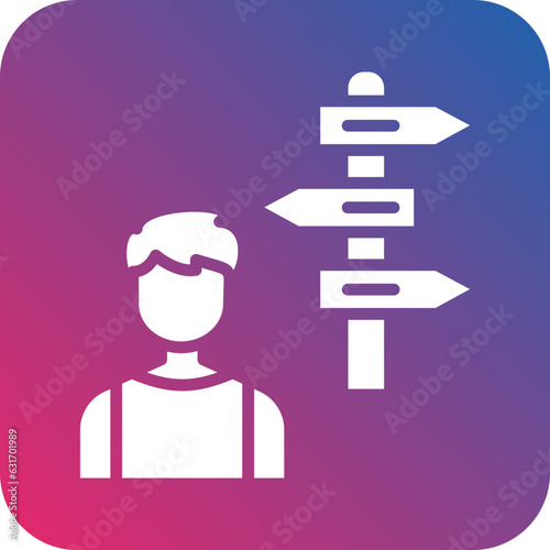Vector Design Direction Icon Style