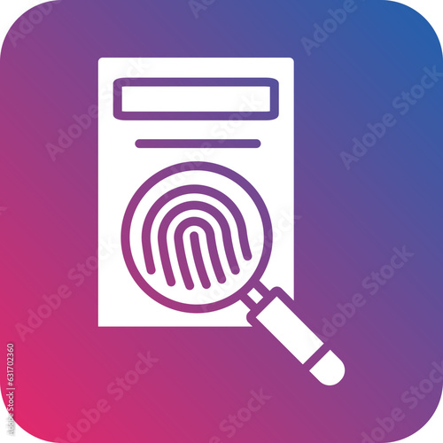 Vector Design Investigation Icon Style