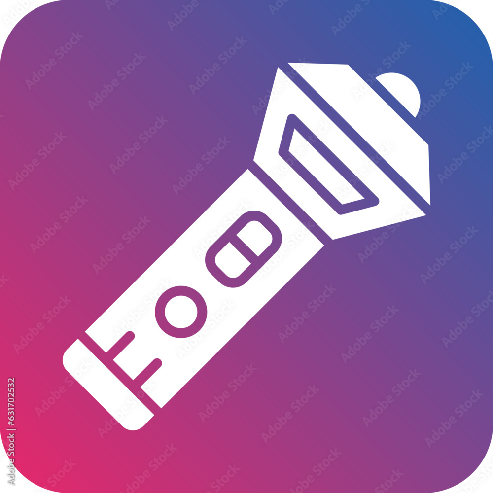 Vector Design Flashlight Icon Style Vector Design Flashlight Icon Style