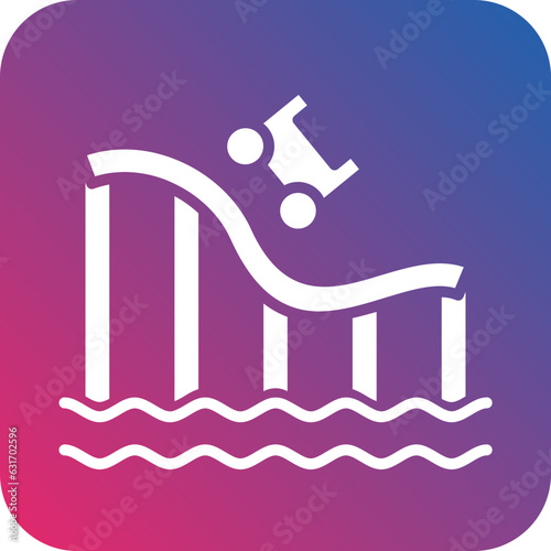 Vector Design Water Coaster Icon Style