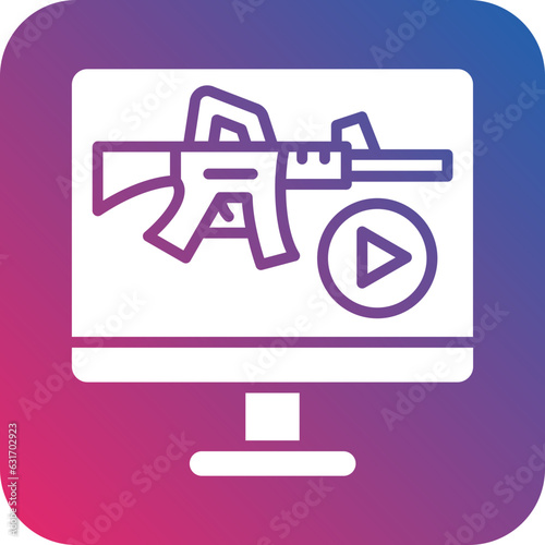 Vector Design Livestream Icon Style