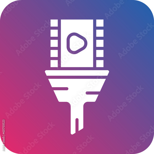Vector Design Content Curation Icon Style