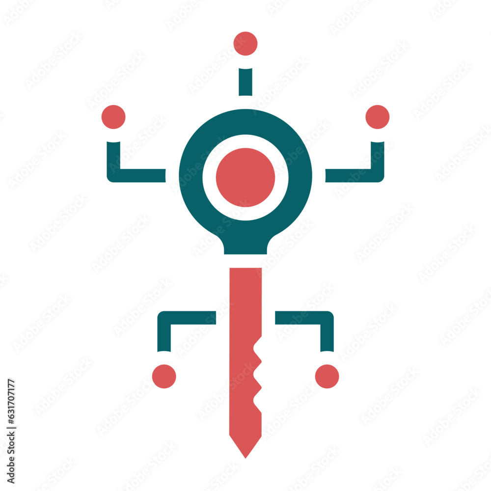 Vector Design Key Encryption Icon Style Vector Design Key Encryption Icon Style