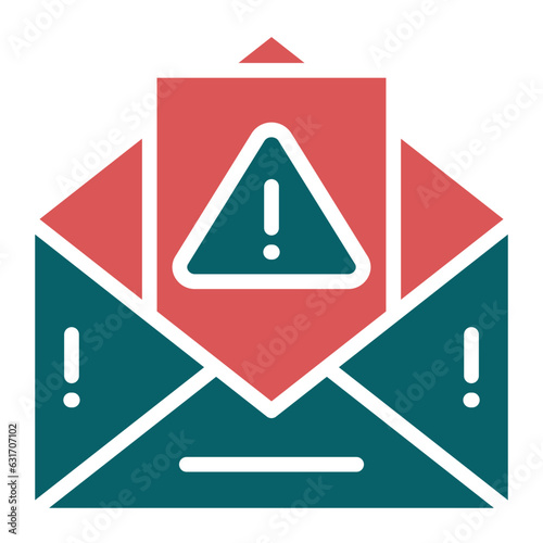 Vector Design Spam Email Icon Style