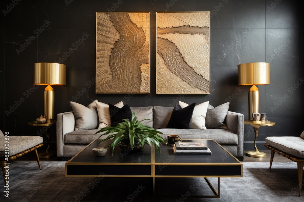 Beautiful view of Textured Apartment Renovation With Statement Wallpaper
