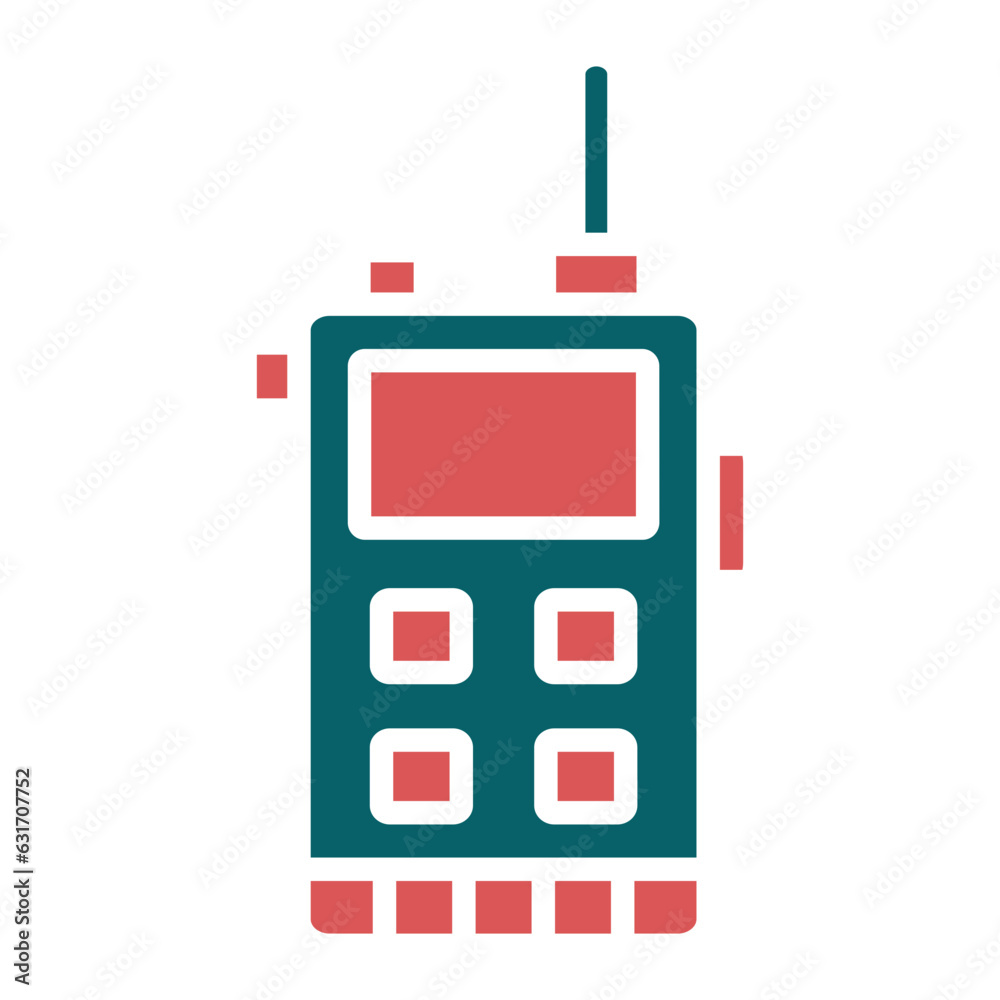 Vector Design Walkie Talkie Icon Style Vector Design Walkie Talkie Icon Style