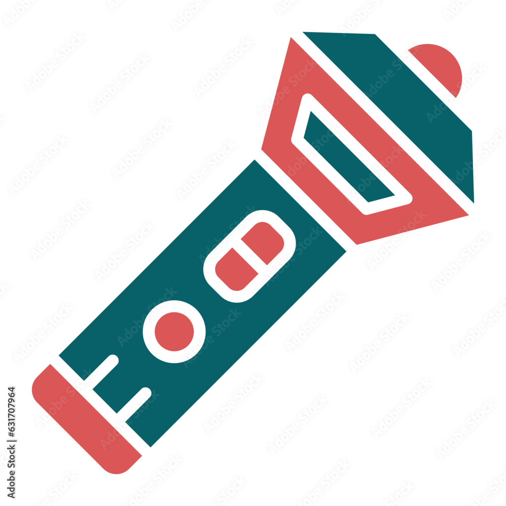 Vector Design Flashlight Icon Style Vector Design Flashlight Icon Style