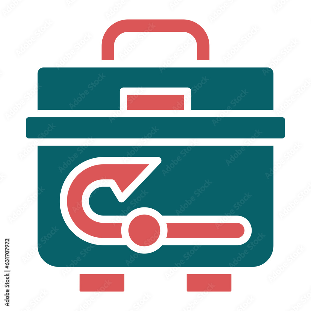 Vector Design Frozen Bait Icon Style Vector Design Frozen Bait Icon Style