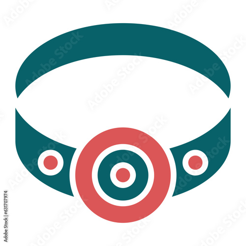 Vector Design Head Lamp Icon Style