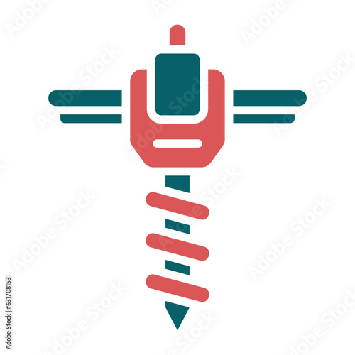 Vector Design Drain Auger Icon Style