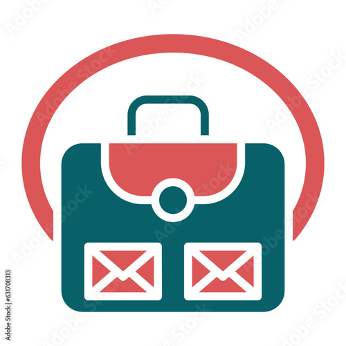 Vector Design Mail Bag Icon Style
